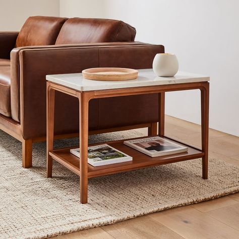 Wooden side table bedroom