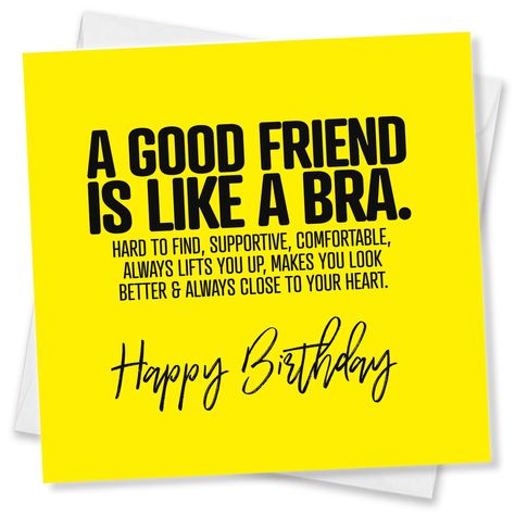 PRICES MAY VARY. Friend Birthday Cards for Women - Special Friend Birthday Card - Celebrate that special friends birthday day with your best friend and put a smile on her face with our very humorous and funny birthday greetings cards our friend Birthday cards female adult friend, made with sustainable materials to minimise environmental impact. Best friend birthday card - Special friend birthday card - Blank inside so that you can write your own personal message. Birthday cards for Women Perfect Funny Best Friend Cards, Funny Friend Birthday Wishes, Birthday Humor Funny Female, Birthday Wishes For A Friend Funny, Funny Birthday Message For Best Friend, Happy Birthday Friend Girlfriends, Birthday To Friend, Funny Birthday Wishes For Best Friend, Happy Birthday Female Friend