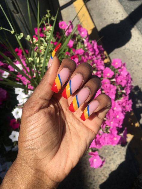 Wow Nails, Nail Candy, Glamorous Nails, Blue Nail Designs, Almond Acrylic Nails, Nail Ring, Yellow Nails, Fabulous Nails, Dream Nails