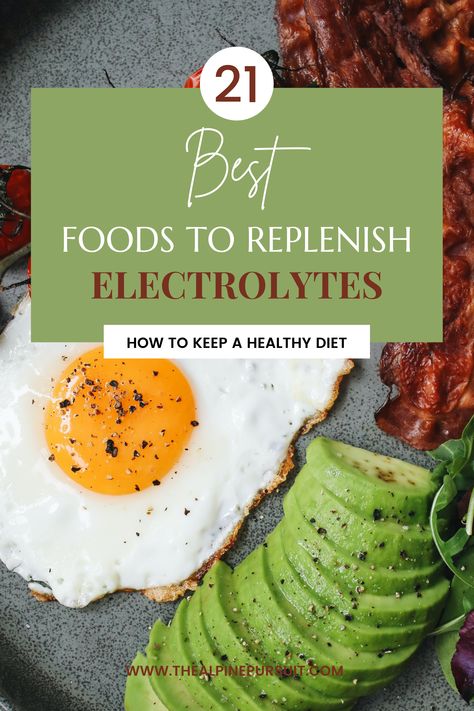 Do you love spending time in the outdoors? The hard part is to stay healthy while always on the go. The need to refuel your body is crucial to keeping up with all the demands of every adventure. While out exploring, power pack your diet with these 21 foods to replenish your lost electrolytes. Electrolyte Rich Foods, Food With Electrolytes, Natural Electrolytes Food, Foods High In Electrolytes, High Electrolyte Foods, Foods With Electrolytes, How To Get Electrolytes Naturally, Benefits Of Electrolytes, Electrolyte Foods