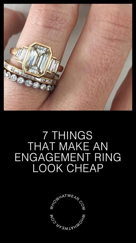 The tiny things that make an engagement ring look cheap Natural Stone Rings Engagement, Budget Friendly Engagement Rings, Natalie Marie Jewellery, Cheap Wedding Rings, Elizabeth Jewelry, Forever Wedding, Cheap Engagement Rings, Wedding Rings Halo, Tiny Things