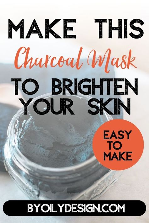 How to make a DIY charcoal mask. Easy DIY Activated Charcoal mask. Non Peel Charcoal mask that is gentle and exfoliates skin. DIY charcoal mask benefits. Charcoal mask recipe with Essential Oils. byoilydesign.com #charcoalmask #diybeauty #diy #diycharcoalmask #essentialoils Diy Activated Charcoal, Diy Charcoal, Diy Charcoal Mask, Activated Charcoal Mask, Charcoal Mask Benefits, Oil Diffuser Recipes, Essential Oil Diffuser Recipes, Essential Oils For Skin, Charcoal Mask