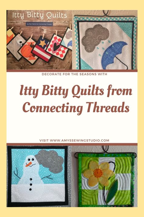 Best Book for Easy Miniature Quilt Block Patterns-'Itty Bitty Quilts' Book Miniature Quilts, Block Patterns, Book Quilt, Mini Quilts, Mini Quilt, Quilt Block Patterns, Itty Bitty, Quilt Block, Quilt Ideas