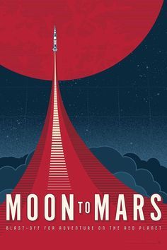 Retro Space Posters, Vintage Space Poster, Space Travel Posters, Mars Space, Nasa Poster, Deep Space Nine, Space Tourism, Space Wallpaper, Space Illustration