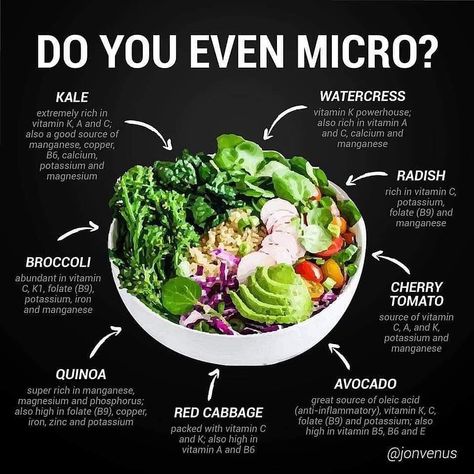 Micro Nutrients, Vegan Bowls, Plant Based Nutrition, Plant Based Eating, Healthy Chef, Nutrition Information, Base Foods, Healthy Tips, Plant Based Recipes