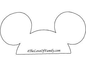 Disney Ears Drawing, Disney Ear Template, Mickey Ears Template, Mickey Mouse Headband Template, Mickey Mouse Ears Template, Disney Photobooth, Mickey Mouse Ear Template, Mickey Mouse Ear Pattern, Mickey Mouse Hat Ears