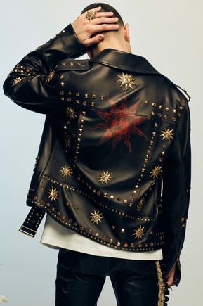 2024 Photoshoot, Fausto Puglisi, 2016 Trends, Black Mamba, Menswear Collection, Fall 2018, Black Leather Jacket, Fashion Street, Fashion Details