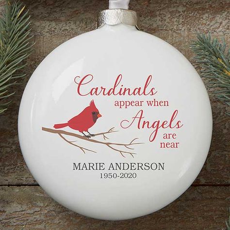 Cardinal Design, Cardinal Memorial, Clothing Keepsake, Memorial Garden Stones, Cardinal Ornaments, Diy Christmas Ornament, Bereavement Gift, Memorial Ornaments, Precious Memories