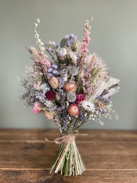 Bouquets Tattoo, Bouquets Preservation, Bouquets Aesthetic, Wedding Bouquet Dried Flowers, Dried Flowers Wedding Bouquet, Wedding Bouquet Jewelry, June Wedding Flowers, Flowers January, Dried Wedding Bouquet