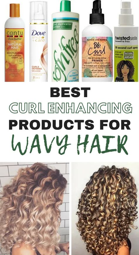 Curl Enhancing Products, Products For Wavy Hair, Hair Frizz, Natural Wavy Hair, Red Heads, Curly Girl Method, Curly Hair Routine, Curly Hair Care, Curly Hair Tips