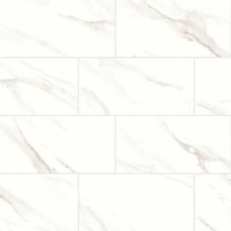 Mosaic | Bedrosians Tile & Stone Bedrosians Tile, White Porcelain Tile, Tile Options, Gray Porcelain Tile, Feature Tiles, Marble Look Tile, Tile Trim, Adhesive Tiles, Super White