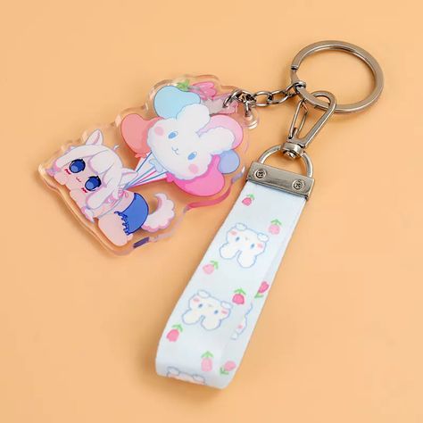 Vograce Keychain, Unique Merch Ideas, Sublimation Keychain, Keychain Strap, Acrylic Crafts, Custom Lanyards, Lanyard Keychain, Acrylic Keychains, Pose References