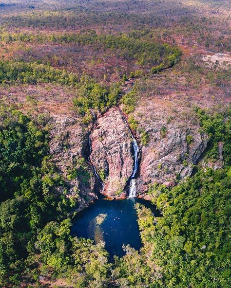 Wangi Falls Litchfield National Park N.T Australian Adventures, Litchfield National Park, Australian Landscapes, Unique Landscapes, Outback Australia, Northern Territory, Walking In Nature, Australia Travel, Best Vacations