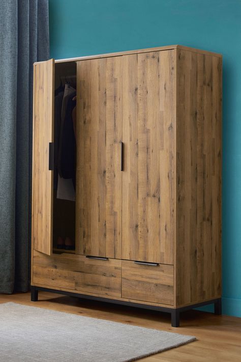 "10 Stunning Bedroom Cupboard Designs to Inspire Your Next Makeover" Oak Closet, Wardrobe Images, Oak Wardrobe, Bedroom Cupboard, Copper Wire Lights, Bedroom Cupboard Designs, Loft Conversion, Rustic White, Main Bedroom