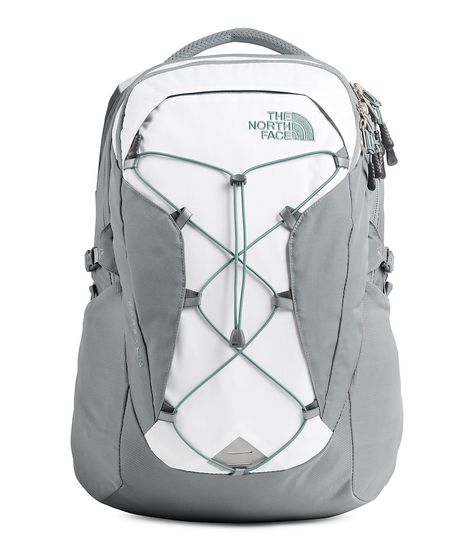 Cute Backpacks For School, Borealis Backpack, The North Face Borealis, North Face Borealis, College Backpack, Bungee Cord, Tablet Sleeve, Cute Backpacks, Mint Blue