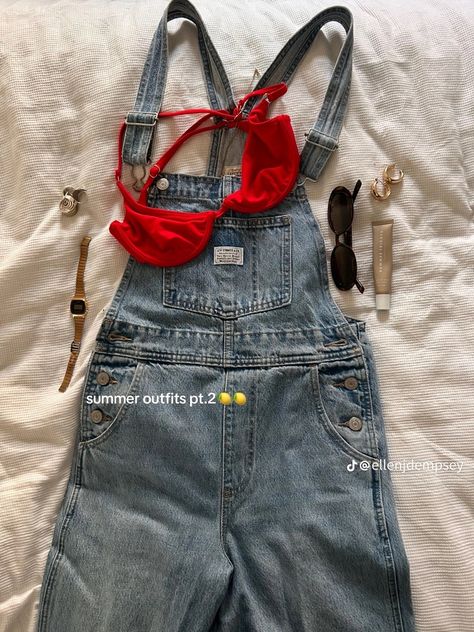 Outfit Ideas Red, Outfit Cool, Rave Fits, Cool Girl Outfits, Beachy Outfits, 90s Runway Fashion, Cottagecore Outfits, Earthy Outfits, Summer Outfit Ideas