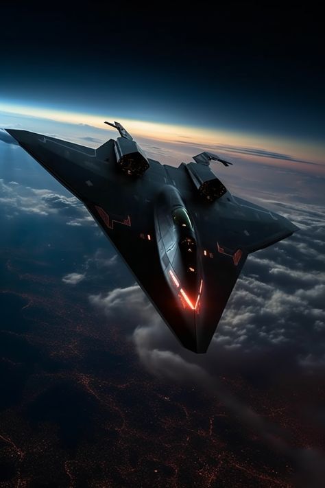 Futuristic Spaceship Concept Art, Futuristic Fighter Jets, Futuristic Ship, Futuristic Jet, Futuristic Plane, Future Spaceship, Futuristic Aircraft, Futuristic Spaceship, Futuristic Military