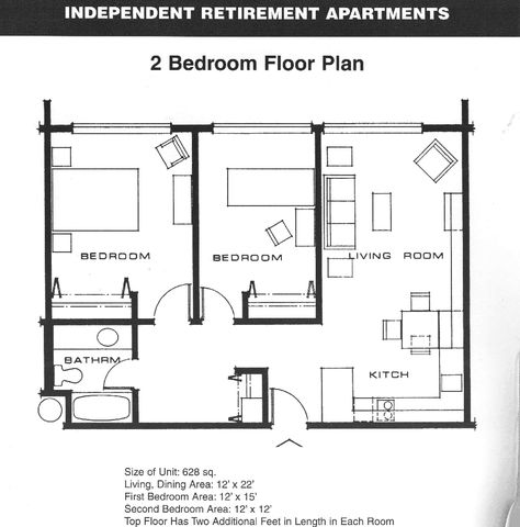 Apartment Floor Plans 2 Bedroom | Apartment Interior Designs 2 Bedroom Apartment Floor Plan, Studio Apartment Plan, Small Apartment Floor Plans, Apartment Furniture Layout, Small Apartment Layout, Small Apartment Plans, Studio Apartment Floor Plans, 2 Bedroom Floor Plans, Two Bedroom House