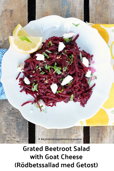 Beetroot And Goats Cheese, Goats Cheese Salad, Salad With Goat Cheese, Swedish Chef, Recipe Web, Beetroot Salad, Goats Cheese, Goat Cheese Salad, Cheese Salad