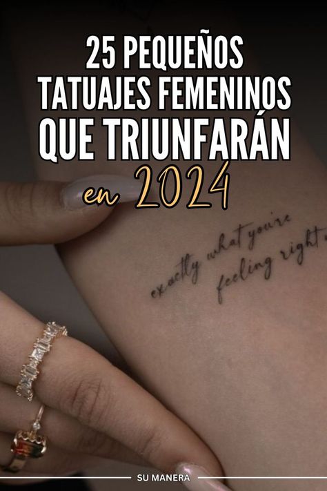 Si buscas diseños de tatuajes delicados que te potencien con declaraciones sutiles y elegantes, los tatuajes femeninos pequeños son tu mejor opción.