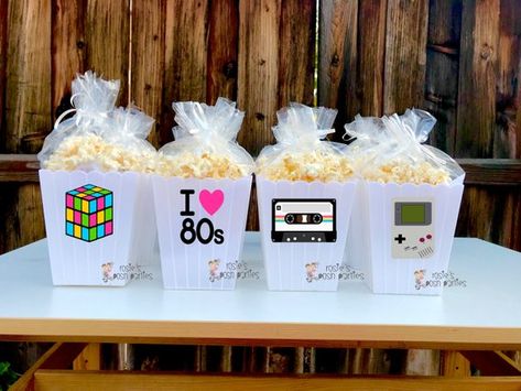 I love 80s birthday bash party Favor centerpiece 80s party decoration 80s birthday I love 80s Popcorn favor Boxes I love 80s Party SET OF 12 80s Theme Birthday Party, Popcorn Favor, 80's Prom, 80s Party Decorations, Guest Table Centerpieces, 80s Birthday Parties, 80s Birthday, Popcorn Favors, Birthday Centerpiece