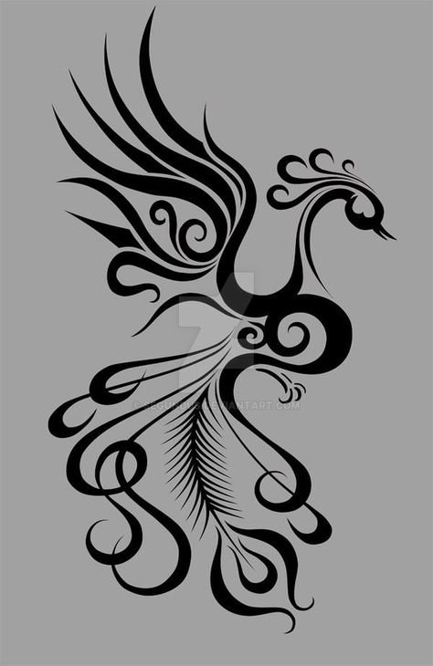 Tato Phoenix, Small Phoenix Tattoos, Henne Tattoo, Phönix Tattoo, Vogel Tattoo, Vestidos Maxi, Phoenix Tattoo Design, Initial Tattoo, Anime Tattoo