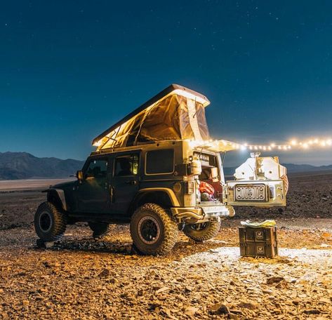 Jeep Wrangler Wrangler Overland, Jeep Wrangler Camping, Expedition Overland, Jeep Camping, Overland Trailer, Off Road Camper, Jeep Stuff, Built Truck, Overland Vehicles