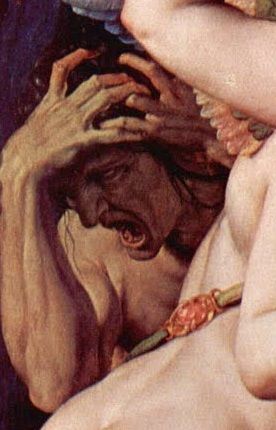 Agnolo Bronzino: Venus. Cupid, Folly and Time (detail), c1540. Agnolo Bronzino, Rennaissance Art, Baroque Art, Classic Paintings, Greek Art, Human Art, Hippie Art, Ethereal Art, Arte Horror