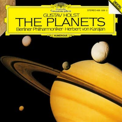 Favorite classical piece Classical Music Album Covers, Gustav Holst, Herbert Von Karajan, Uni Room, Iconic Album Covers, Lp Cover, Music Album Covers, The Planets, Cd Cover