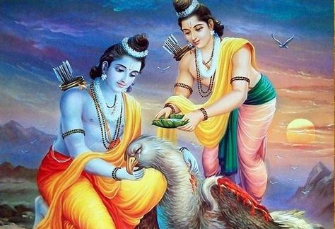 Jatayu attains moksha Ramayana Story, Vishnu Avataras, Rama Lord, Sita Rama, साईं बाबा, God Hanuman, Rama Image, Ram Sita, Jai Shri Ram