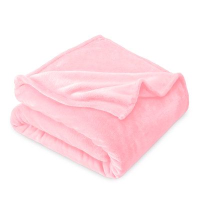 Fuzzy Blanket, Queen Blanket, Pink Throws, Pink Blanket, Twin Blanket, Bed Throw Blanket, Lightweight Blanket, Velvet Blanket, Premium Bedding