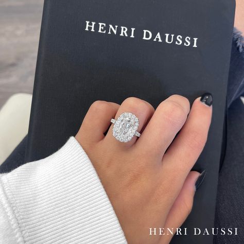 Embodying grace, brilliance, and unmatched beauty. Discover the allure of the Daussi Cushion cut diamond. 💎 #EleganceRedefined #HenriDaussi #ArtOfDiamonds #OneOfAKindLove #EngagedInBliss #JustSaidYes #RingBling #WhiteGold #HumpDay #CushionCut #InLove #ShineBright #EngagementRing #Stunning #DaussiBride #Destiny #PointerToLove #DiamondDays Henri Daussi Engagement Rings, Henri Daussi, Cushion Cut Diamond, Cushion Cut Diamonds, Shine Bright, Cushion Cut, Destiny, Wedding Rings, White Gold