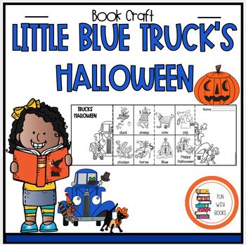 Little Blue Truck Halloween Activities, Little Blue Truck, Book Craft, Halloween Worksheets, Amazon Book, Blue Truck, Halloween Books, Board Book, Animal Friends