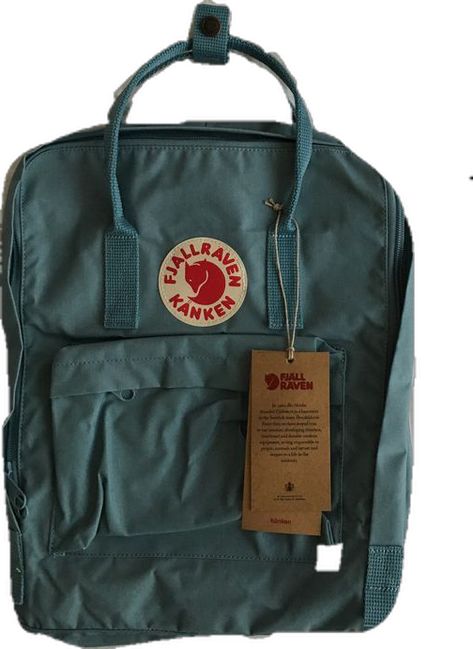 Aesthetic Flatlay, Bag Aesthetic, Bags Aesthetic, Backpack Bag, Kanken Backpack, Fjallraven Kanken, Fjallraven Kanken Backpack, Backpack Bags, Sky Blue