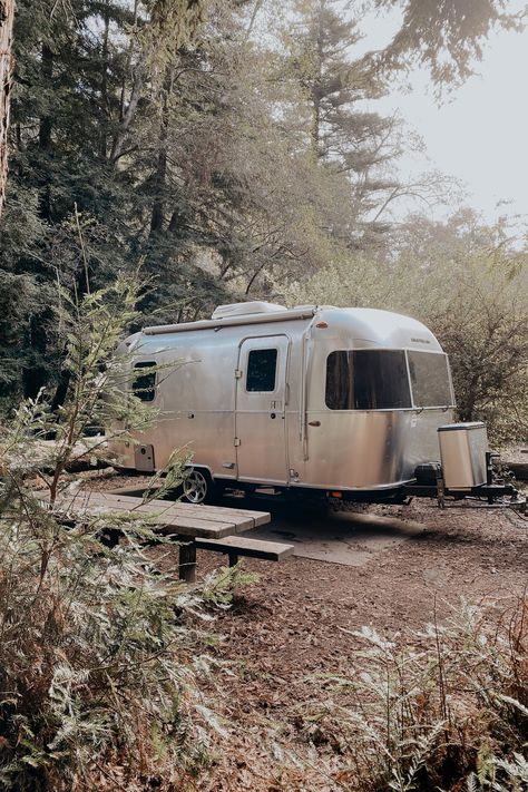 Tour Our Airstream Bambi “Goldie” Airstream Bambi, Motorhome Interior, Custom Backsplash, Airstream Interior, Faux Tiles, Sink Cover, Rv Rental, Cool Doors, Pismo Beach