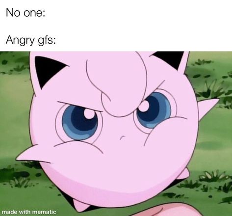 Anyone agree? Angry Pokemon, Angry Jigglypuff, Extremely Funny Memes, Lola Loud, Pokemon Jigglypuff, Pokemon Wiki, Marvel Drawings, Iphone Organization, Pokemon Memes