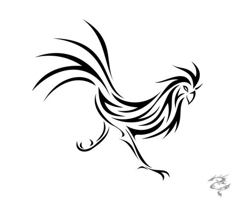 tribal chinese rooster tattoo | Creative Commons Attribution-Noncommercial-No Derivative Works 3.0 ... Tattoo Rooster, Chinese Zodiac Tattoo, Chicken Tattoo, Rooster Tattoo, Rat Tattoo, Samoan Tattoo, Chinese Tattoo, Zodiac Sign Tattoos, Zodiac Tattoos