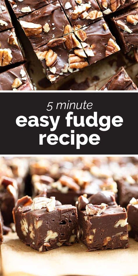 Super easy and practically no fail, this Easy Fudge Recipe is smooth and creamy and filled with chocolate flavor. Fudge Ideas, Gooey Desserts, Easy Fudge Recipe, Holiday Entertaining Food, Homemade Chocolate Truffles, Easy Fudge, Pumpkin Fudge, Oreo Fudge, Fudge Recipes Easy