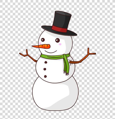 Snowman Vector, Snowman Cartoon, Artwork Cartoon, Snowman Png, Cartoon Download, Transparent Background Image, Clip Art Png, The Snowman, Film Art