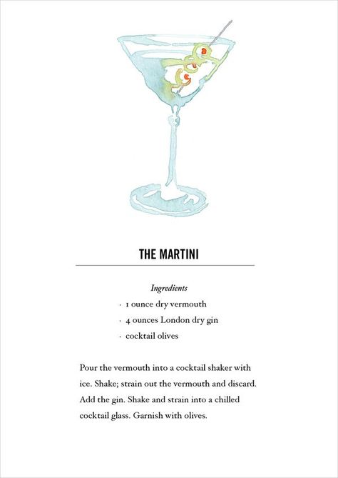 Newest Cost-Free cocktail recipe cards Ideas Some become adults using related information inside kitchen. For years we'd mismatched dishes, servings of sev... #cards #cocktail #CostFree Gibson Cocktail Recipe, Cocktail Recipe Card, Cocktail Recipe Cards, Olive Cocktail, Martini Ingredients, Cocktail Recipe Book, Cocktail Illustration, Classic Martini, Classic Cocktail Recipes