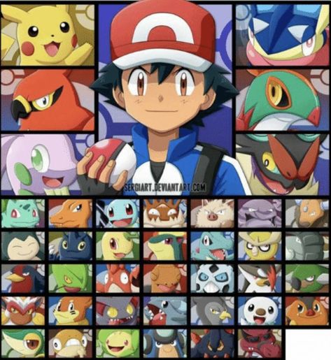 Ash trainer from the Kanto reagion there he live in his town Palet wi… #fanfiction # Fanfiction # amreading # books # wattpad Ash All Pokemon Team, Images Of Pokemon, Ash's Pokemon, Ash Pokemon Team, Satoshi Pokemon, Solgaleo Pokemon, Lucario Pokemon, Ash And Pikachu, Pokemon Ash And Serena