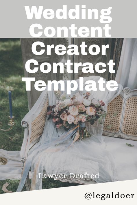 Say 'I do' to peace of mind! Discover the top 5 reasons why a wedding content contract is a must-have for every wedding content creator before they get paid. From clearing up payment terms, unruly guests, bad weather, to avoiding copyright confusion, these contracts cover all your content creation needs. Read the blog to find out WHY you need a wedding specific contract! Event Content Creator, Wedding Content Creator Ideas, Wedding Content Creator, Wedding Content, Business Things, Wedding 2024, Contract Template, Life Happens, Instagram Bio