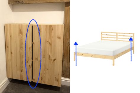 How to close the gap between IVAR Doors for good - IKEA Hackers Ivar Shelving, Ivar Cabinet, Ikea Cupboards, Paint Styles, Ikea Ivar Cabinet, Murphy Bed Desk, Ikea Ivar, Murphy Bed Diy, Ikea Desk