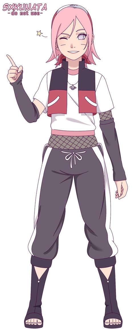 Sakura Haruno Character Sheet, Sarada Redesign, Sakura Haruno Redesign, Sakura Redesign, Naruto Redesign, Memory Hyuga, Ninja 2, Sarada Uchiha, Naruto Oc