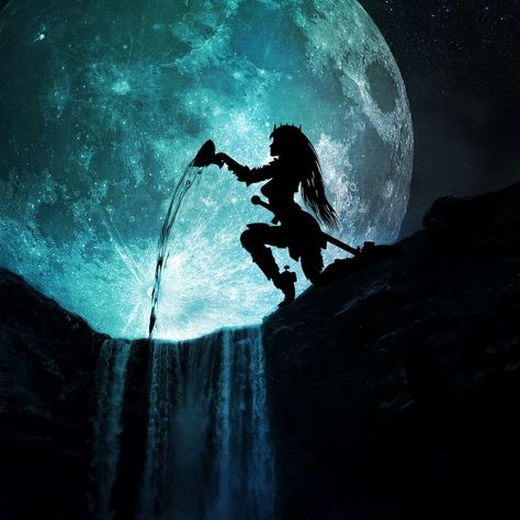 Full Moon Photos, Aquarius Art, Moon In Aquarius, Moon Photo, Surreal Landscape, Woman Warrior, Aquarius Woman, Moon Photos, Super Moon