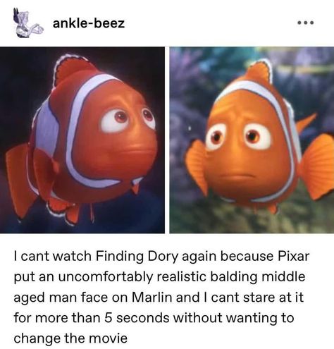 Finding Nemo Meme, Frying Nemo, Nemo Memes, Gill Finding Nemo, Finding Nemo Art, Finding Dory Baby, Marlin Nemo, Dory And Marlin, Baby Dory