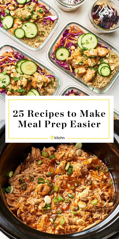 25 Recipes to Help You Meal Prep This Weekend | Kitchn Filling Breakfast Recipes, Batch Meals, Weekend Meal Prep, Lunch Sides, Healthy School, Dinner Meal Prep, Healthy School Lunches, Prepped Lunches, Make Ahead Meals