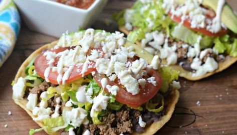 Traditional Mexican Tostadas Mexican Menudo Recipe, Mexican Tostadas, Menudo Recipe, Tostadas Recipe, Mexican Tamales, Homemade Salsa Verde, Tostada Recipes, Traditional Mexican, Mexican Food Recipes Authentic