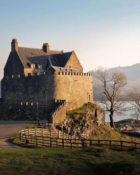 Saving Castles - Nestled amidst the rugged beauty of... Duntrune Castle, Silent Witness, Castle Silhouette, Weather Stones, Castle Scotland, Castles In Scotland, Time Stood Still, Castle Ruins, Stone Walls