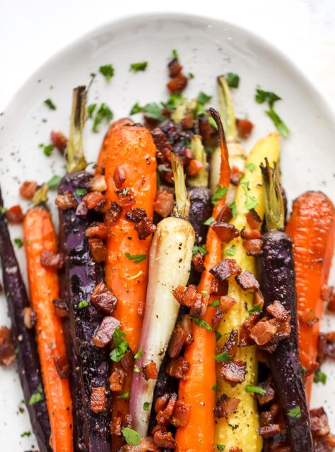 Sharing my 2020 easter menu here! 10 different options ranging from full day menus, brunch and dinner ideas to make at home. howsweeteats.com Fruit Sides, Cottage Recipes, Sweet Carrots, Lemon Roasted Chicken, Carrots Side Dish, Roasted Carrots Recipe, Corn Dishes, Healthy Side, Carrot Recipes